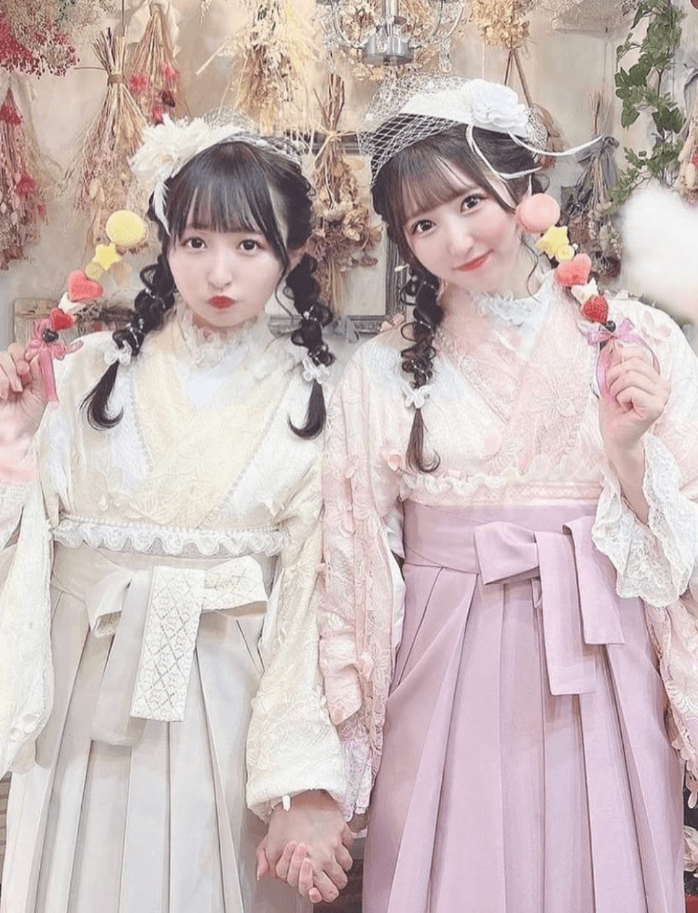 Lace and Antique Hakama Kimono Style