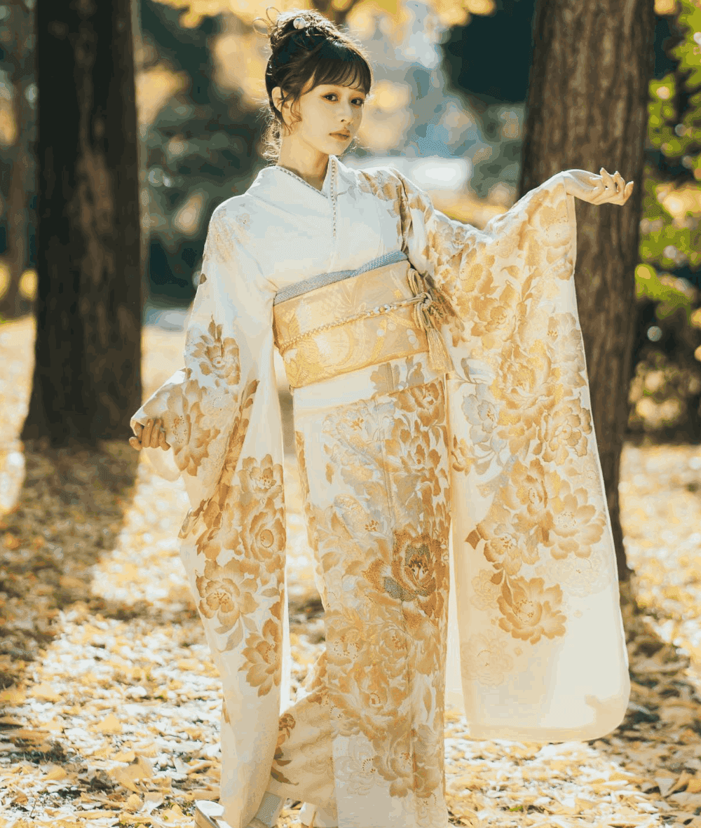 Luxury Silk Furisode Kimono Plan